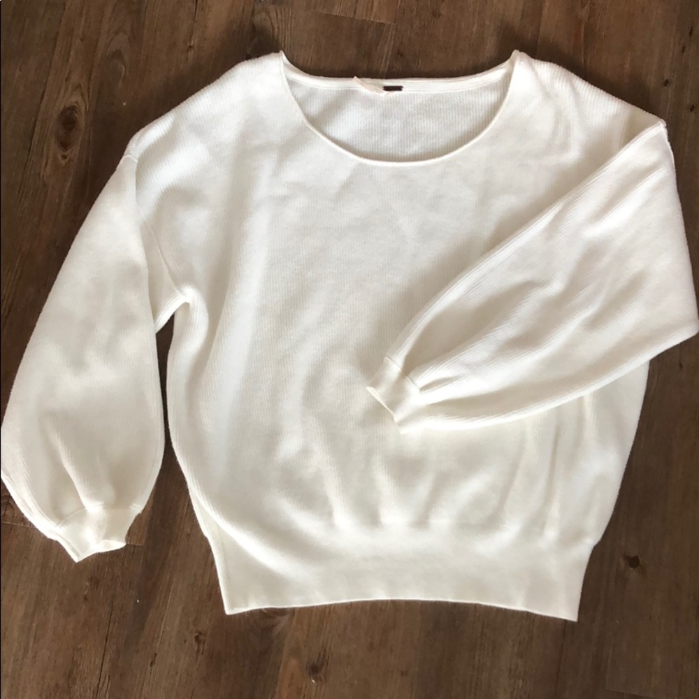 White Free People Sweater